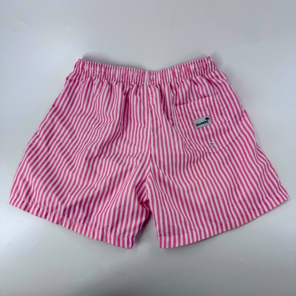Boardies Apparel Pink Striped Swim Trunks - Picture 4 of 11